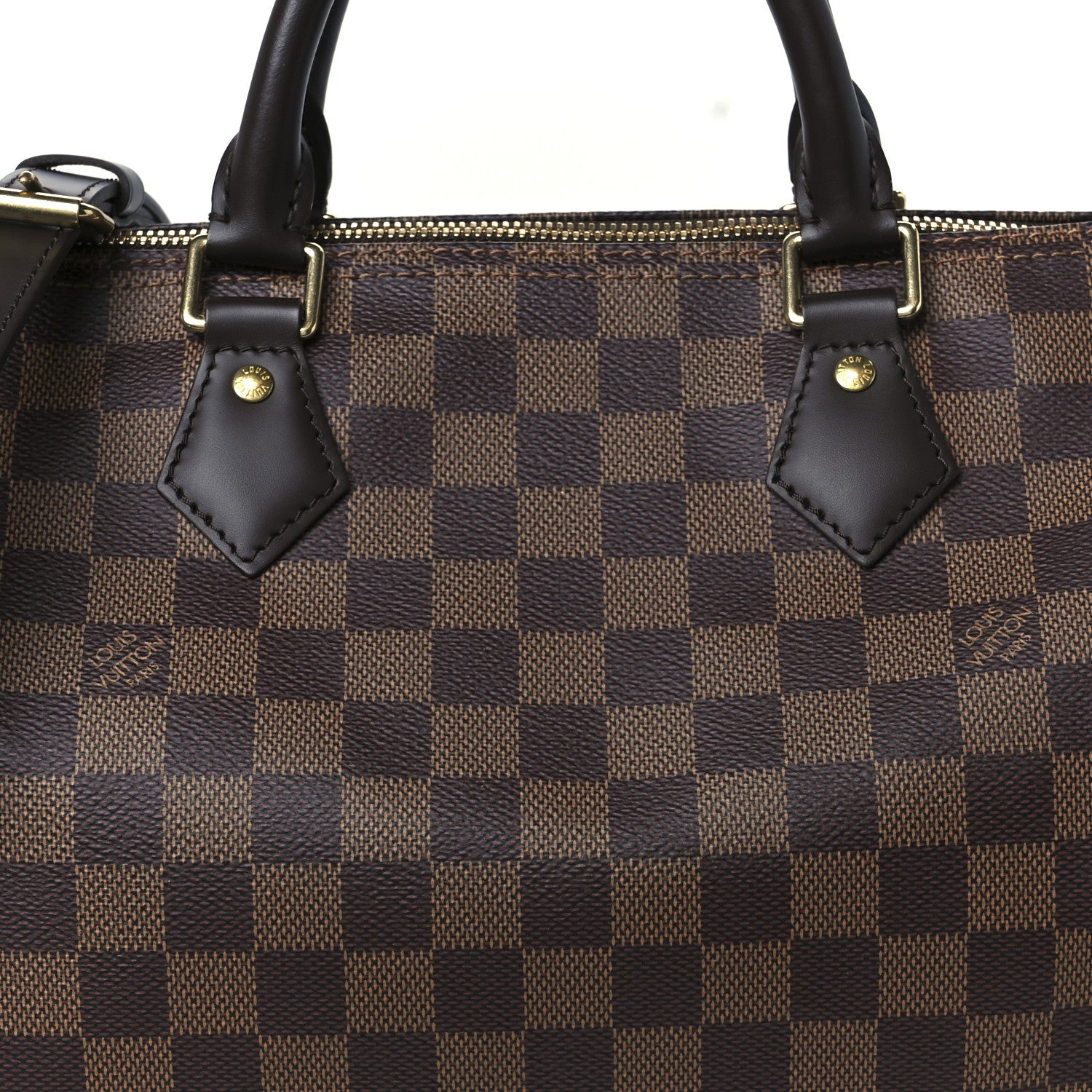 Louis Vuitton Damier Ebene Speedy Bandouliere 30 7 of 9