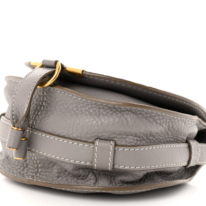 Chloe Calfskin Mini Marcie Round Crossbody Bag Cashmere Grey 10 of 12