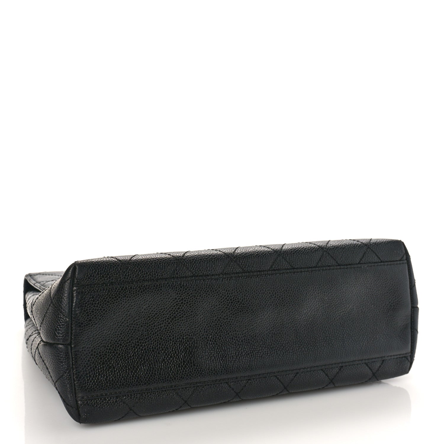 Chanel Caviar Quilted Jumbo Kelly Flap Black 4 of 10