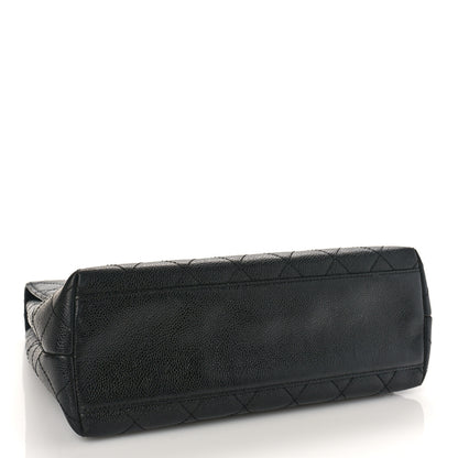 Chanel Caviar Quilted Jumbo Kelly Flap Black 4 of 10