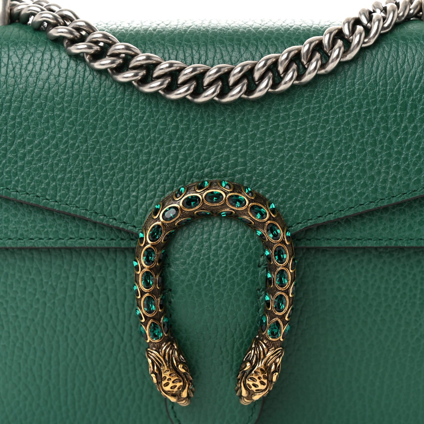 Calfskin Mini Dionysus Shoulder Bag Emerald