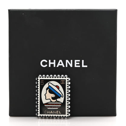 Chanel Resin Pearl Glitter CC Coco Chanel Brooch Multicolor 4 of 4