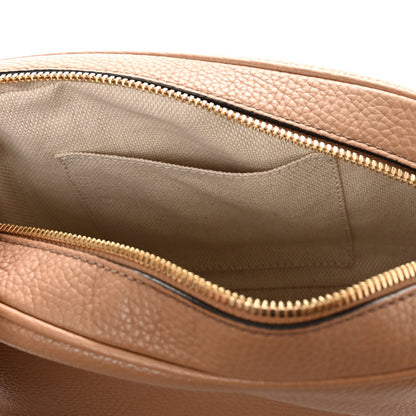 Gucci Pebbled Calfskin Small Soho Disco Bag Camelia 11 of 11