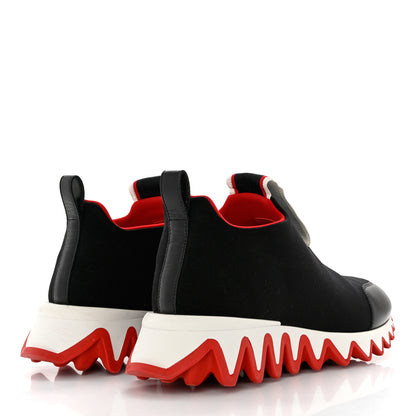 Christian Louboutin Neoprene Tiketa Flat Sneakers 40 Black 4 of 8