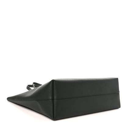 Saint Laurent Calfskin Large Shopping Tote Dark Green 5 of 11