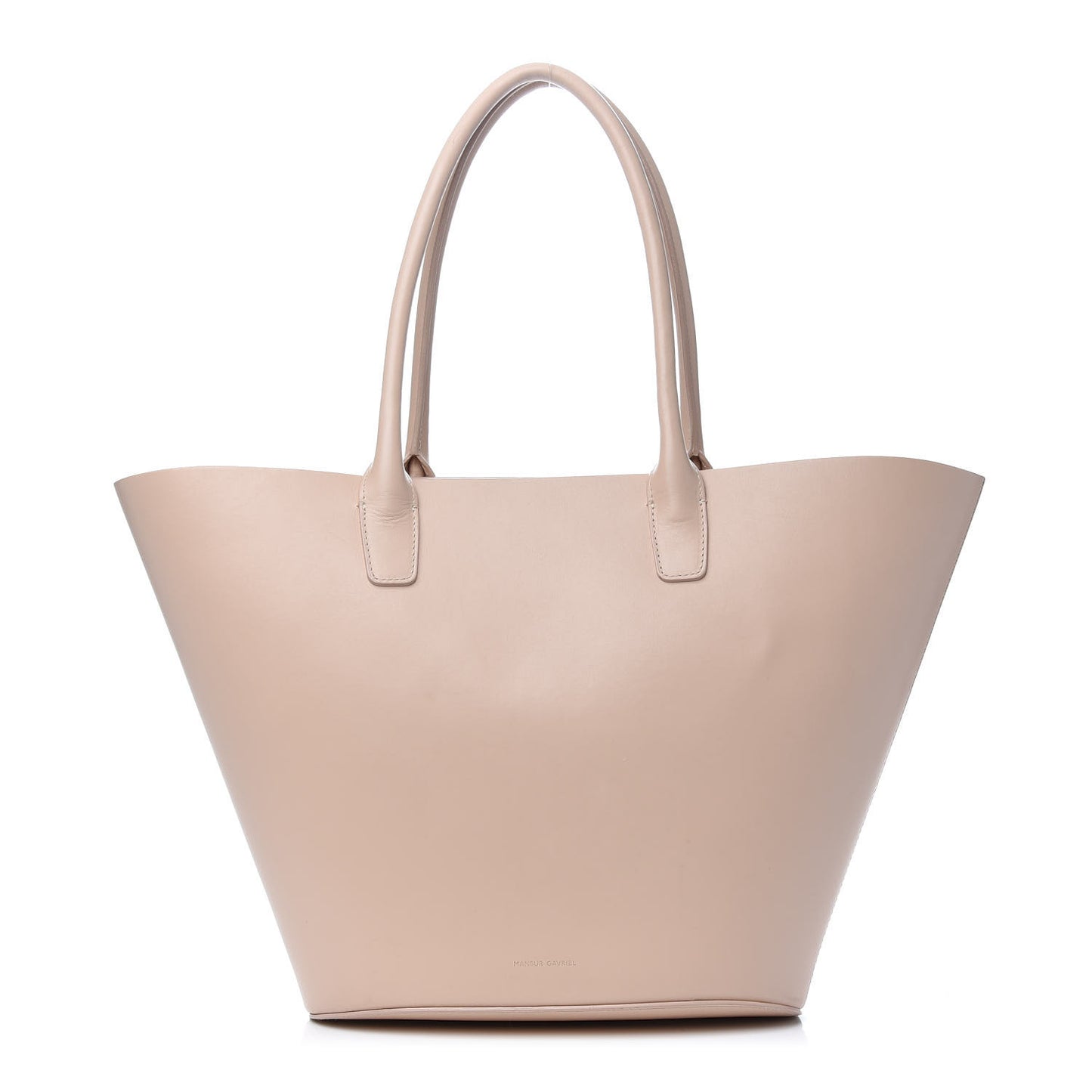 Calfskin Triangle Tote Rosa