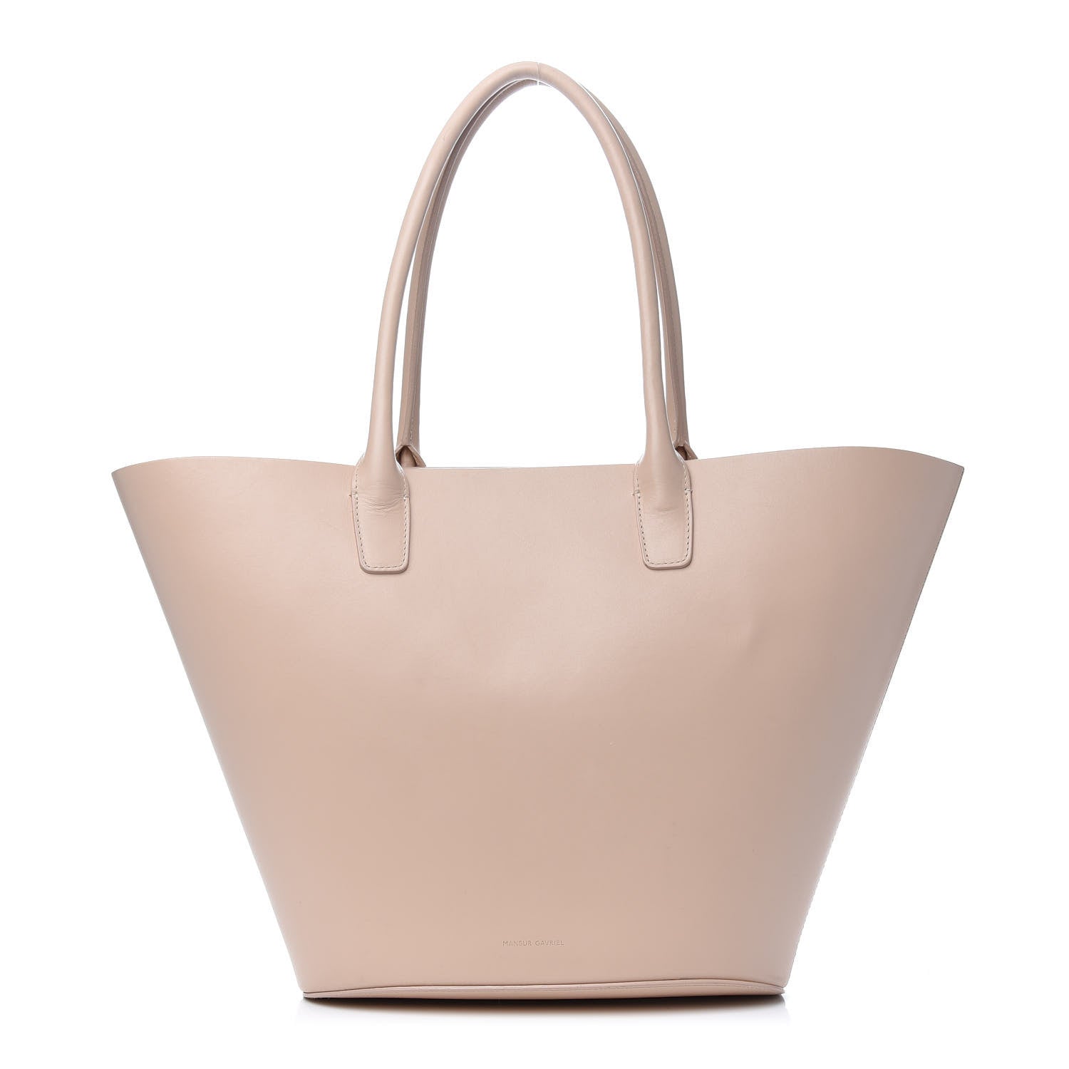 Mansur Gavriel Calfskin Triangle Tote Rosa 1 of 10