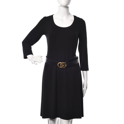 Gucci Calfskin Double G 40mm Belt 80 32 Black 2 of 7