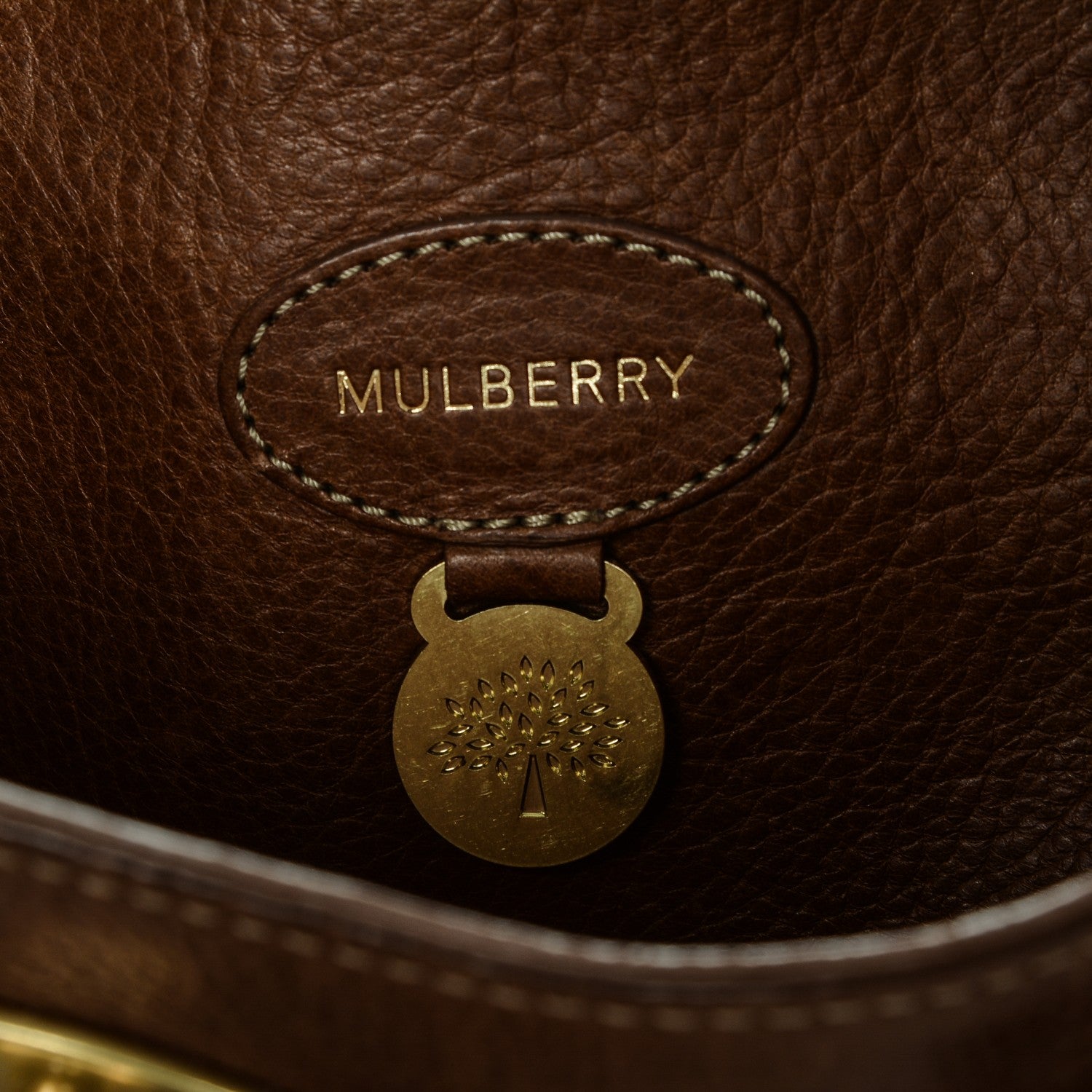 Mulberry Natural Leather Bayswater Oak 7 of 8