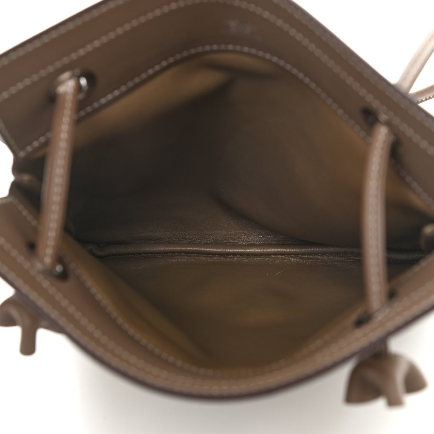 Hermes Milo Lambskin Swift Mini Aline Etoupe 5 of 13
