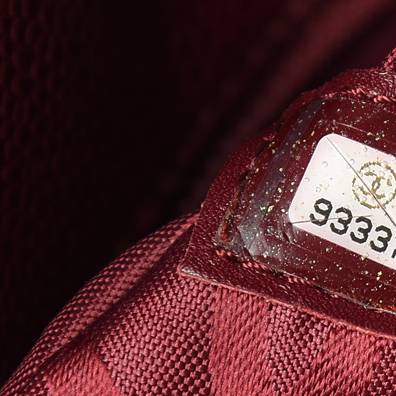 Chanel Caviar CC Stitched Medium Flap Shoulder Bag Burgundy 7 of 15