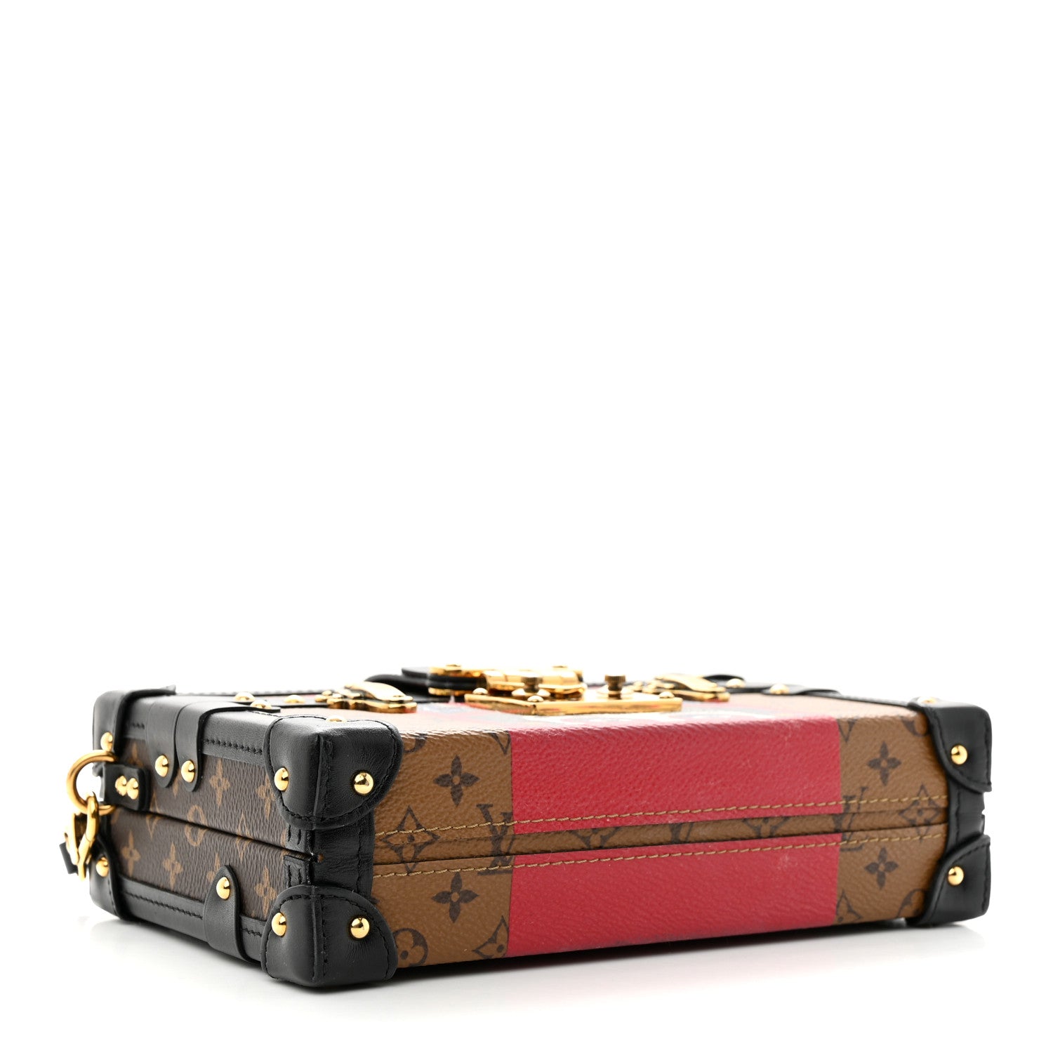 Louis Vuitton Reverse Monogram Kabuki Petite Malle Black 4 of 12