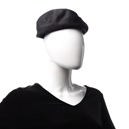 Christian Dior Technical Fabric Etoile Beret Black 2 of 6
