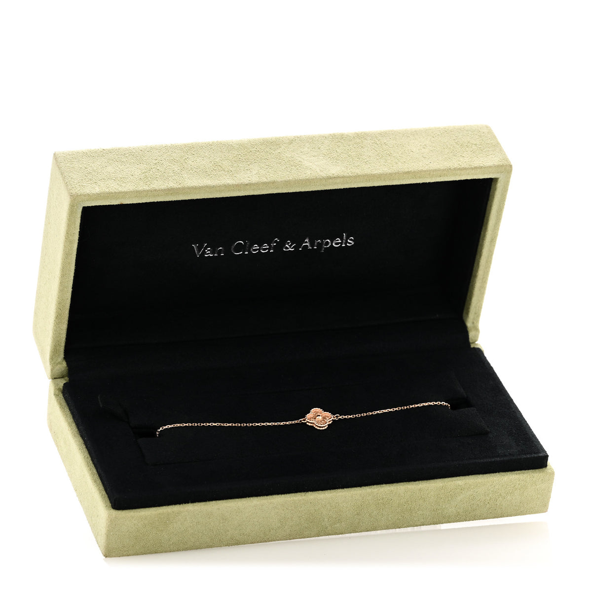 Van Cleef & Arpels 18K Rose Gold Sweet Alhambra Bracelet 5 of 5