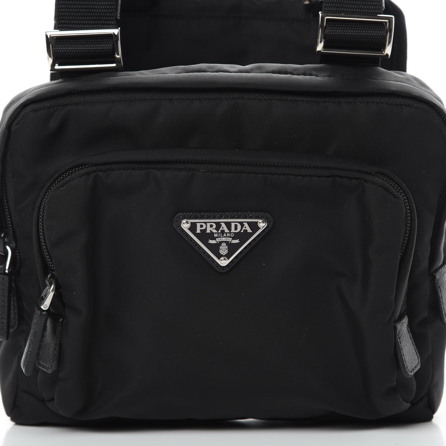 Prada Tessuto Nylon Montagna Harness Bag Black 7 of 9