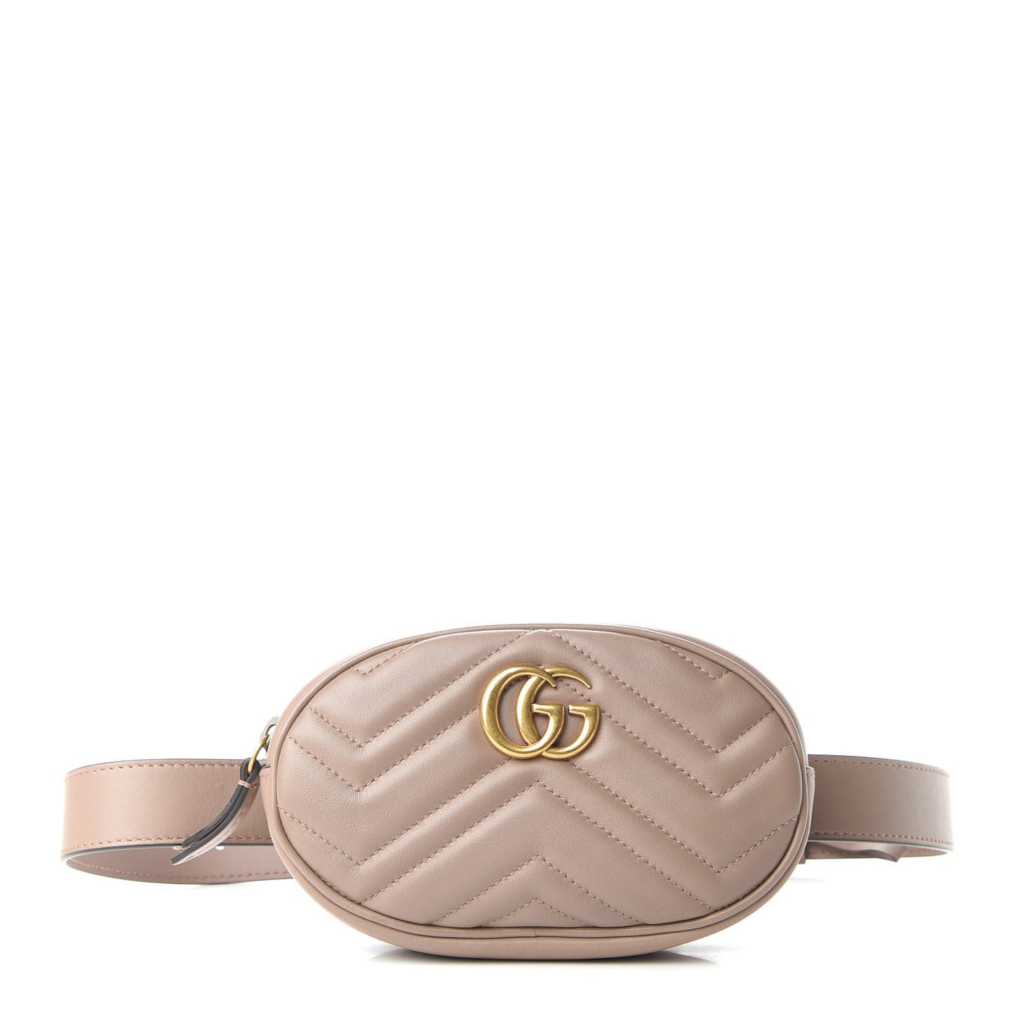 Calfskin Matelasse GG Marmont Belt Bag 75 30 Porcelain Rose