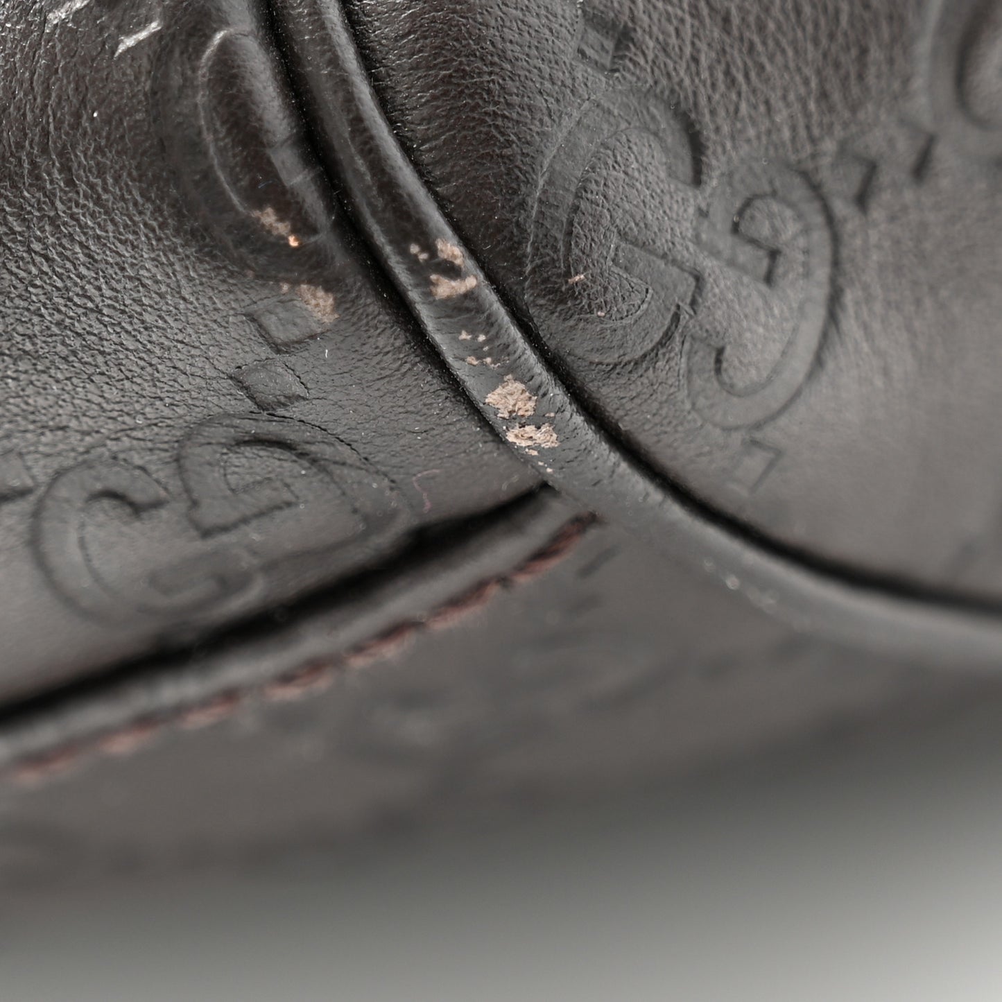 Guccissima Vitello Tender Large Sukey Tote Testa di Moro