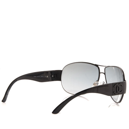 Chanel Aviator Sunglasses 4128 Black 2 of 4
