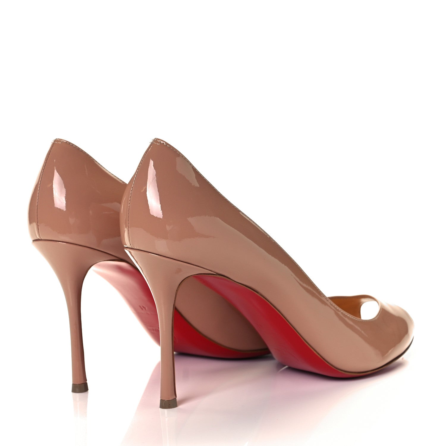 Christian Louboutin Patent Yootish 85 Pumps 41 Nude 4 of 8