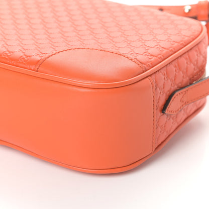 Gucci Soft Microguccissima Mini Bree Messenger Bag Sun Orange 9 of 9
