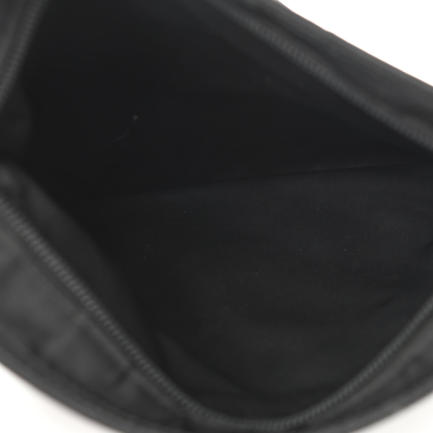 Prada Tessuto Nylon Saffiano Flat Messenger Bag Black 5 of 10