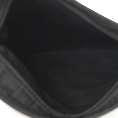 Prada Tessuto Nylon Saffiano Flat Messenger Bag Black 5 of 10