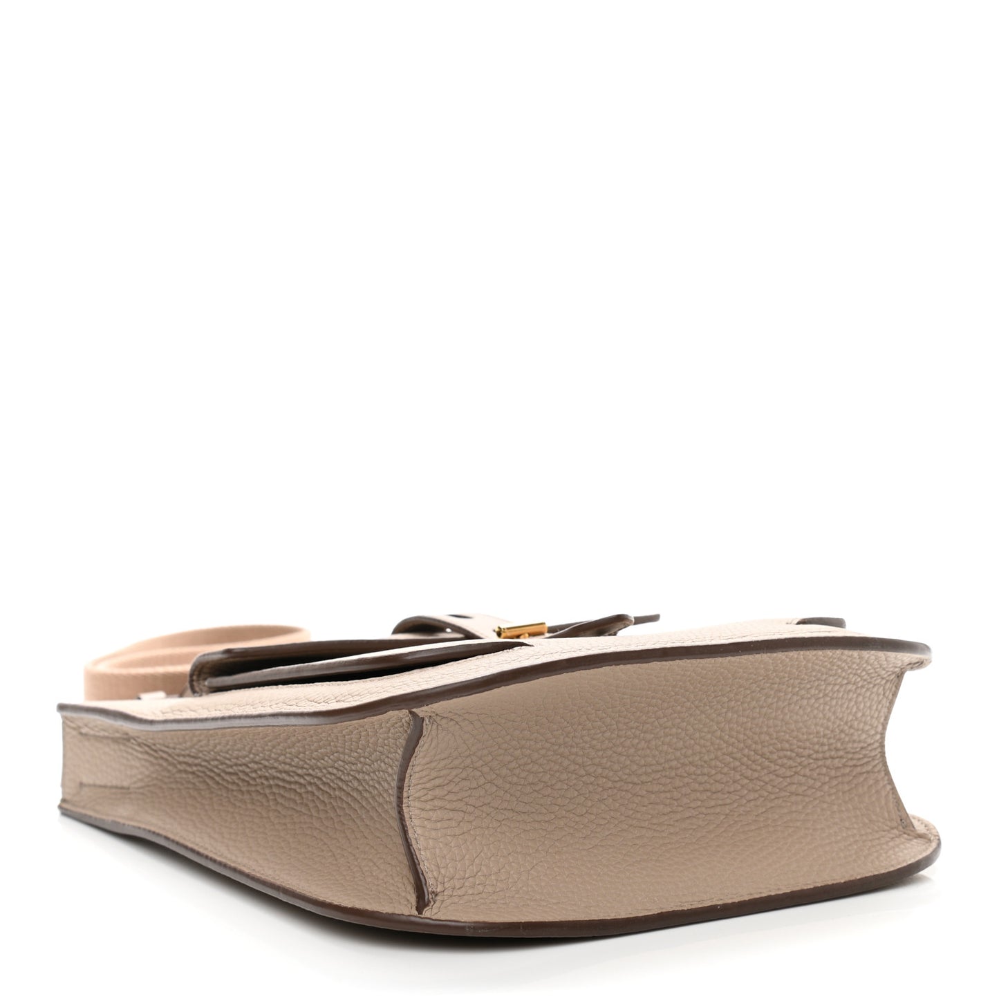 Grained Calfskin Rialto Crossbody Taupe
