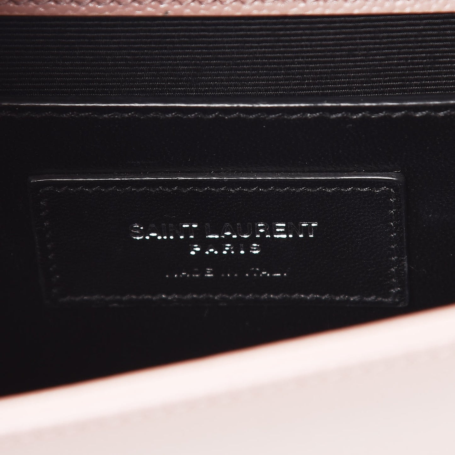 Grain De Poudre Classic Kate Monogram Clutch Pale Pink