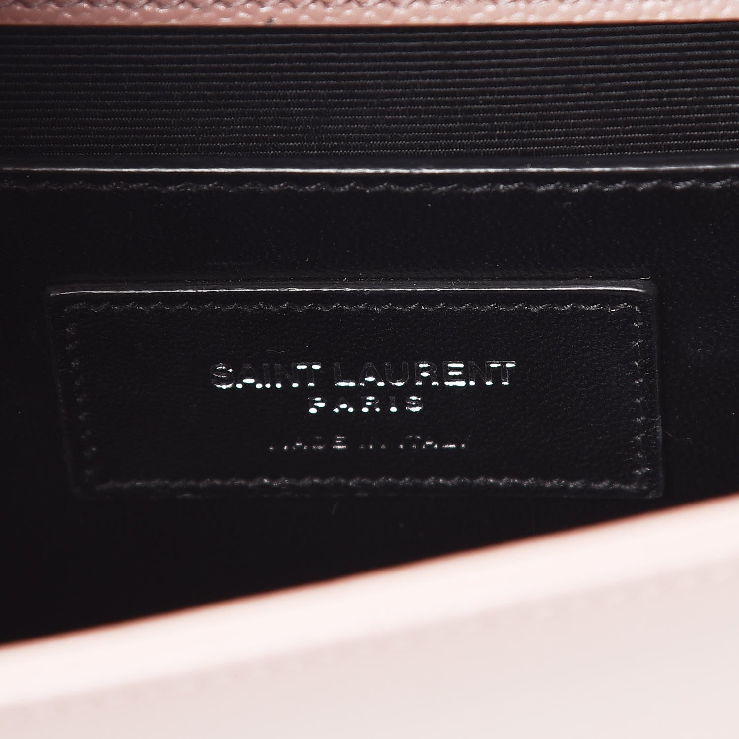 Saint Laurent Grain De Poudre Classic Kate Monogram Clutch Pale Pink 8 of 9