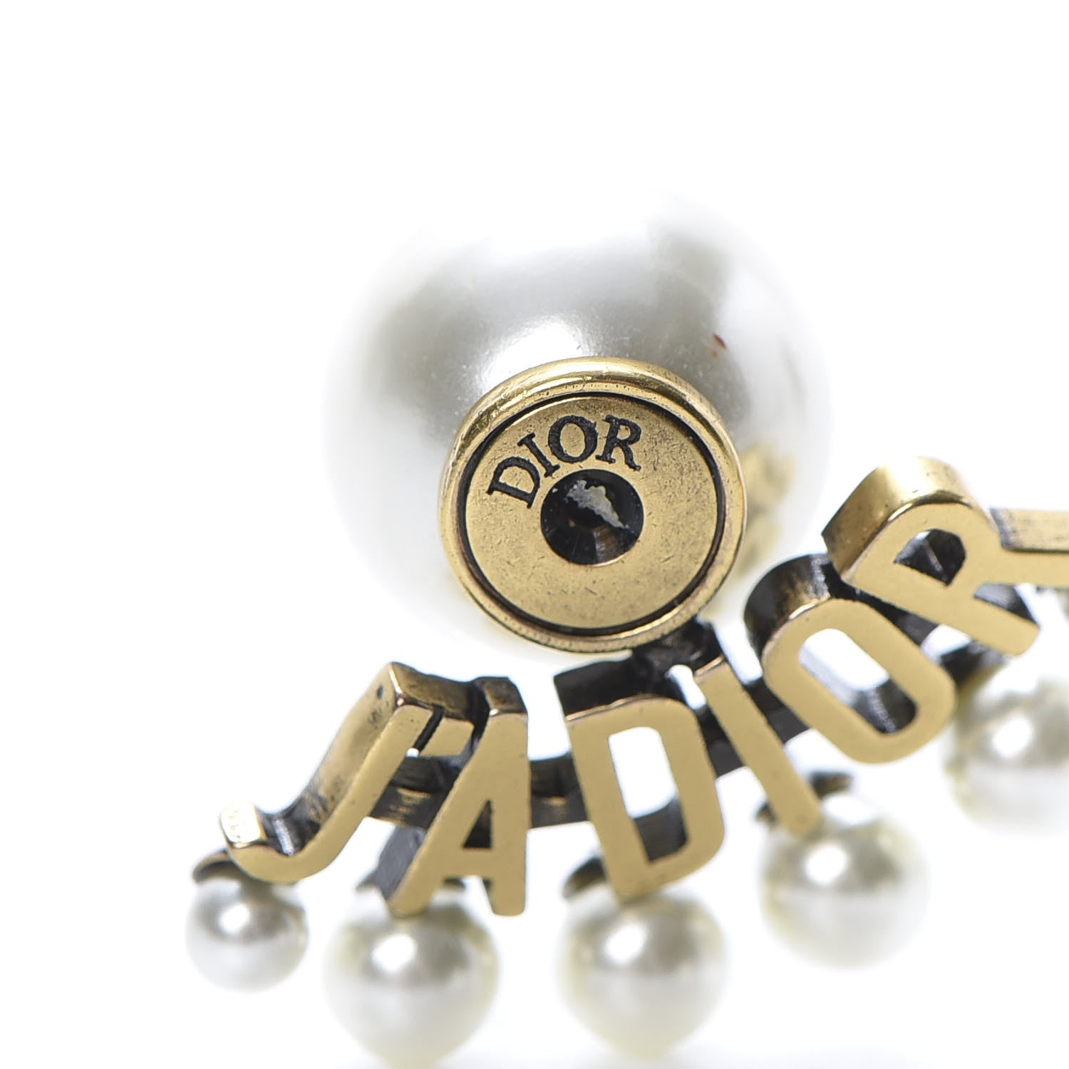 Christian Dior Pearl J'Adior Dior Tribal Earrings 4 of 4