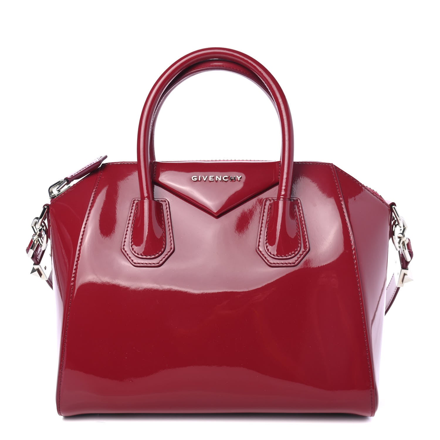 Givenchy Patent Calfskin Small Antigona Red 1 of 4