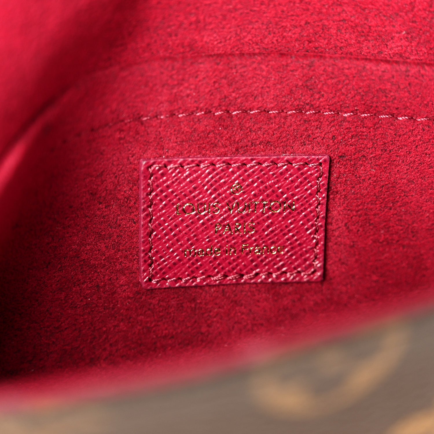Louis Vuitton Monogram Pochette Felicie Chain Wallet Fuchsia 7 of 15