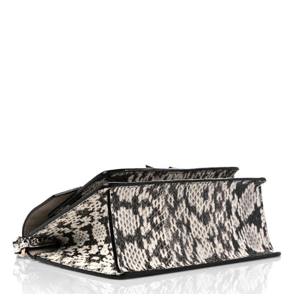 Jimmy Choo Elaphe Snakeskin Printed Madeline Crossbody Bag Roccia 4 of 9