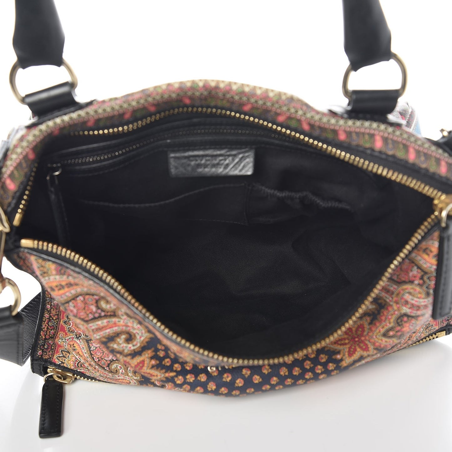 Lambskin Paisley Print Medium Pandora Brown Multicolor