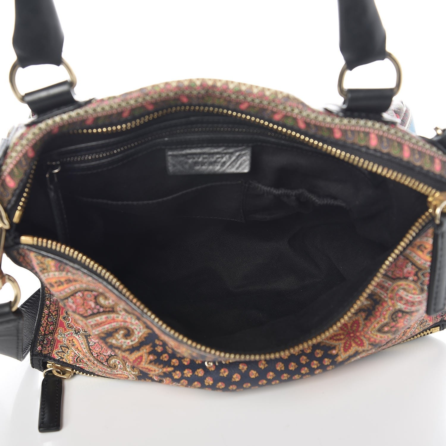 Givenchy Lambskin Paisley Print Medium Pandora Brown Multicolor 6 of 17
