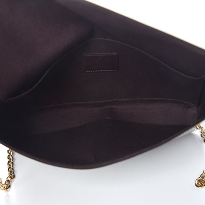 Louis Vuitton Vernis Pochette Felicie Chain Wallet Amarante 7 of 11