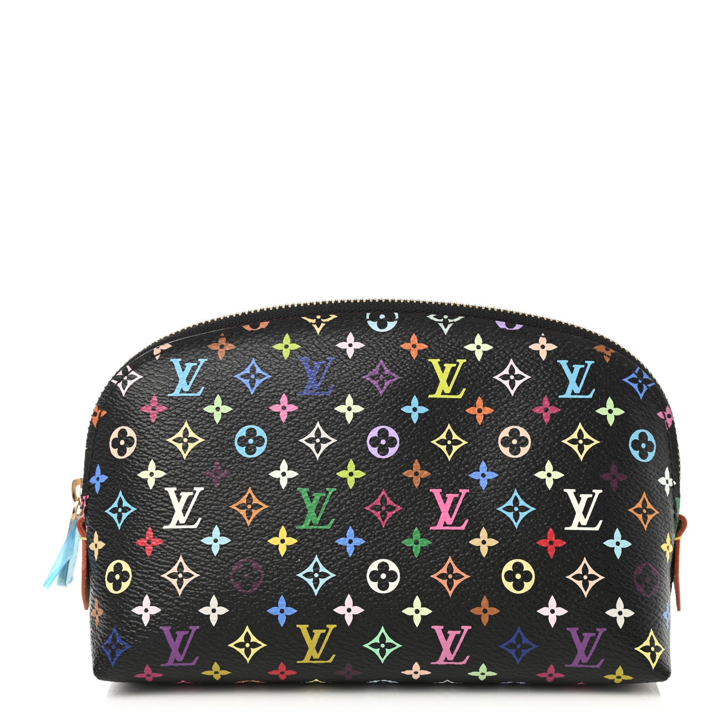 Louis Vuitton Monogram Multicolor Cosmetic Pouch Black Grenade 1 of 8
