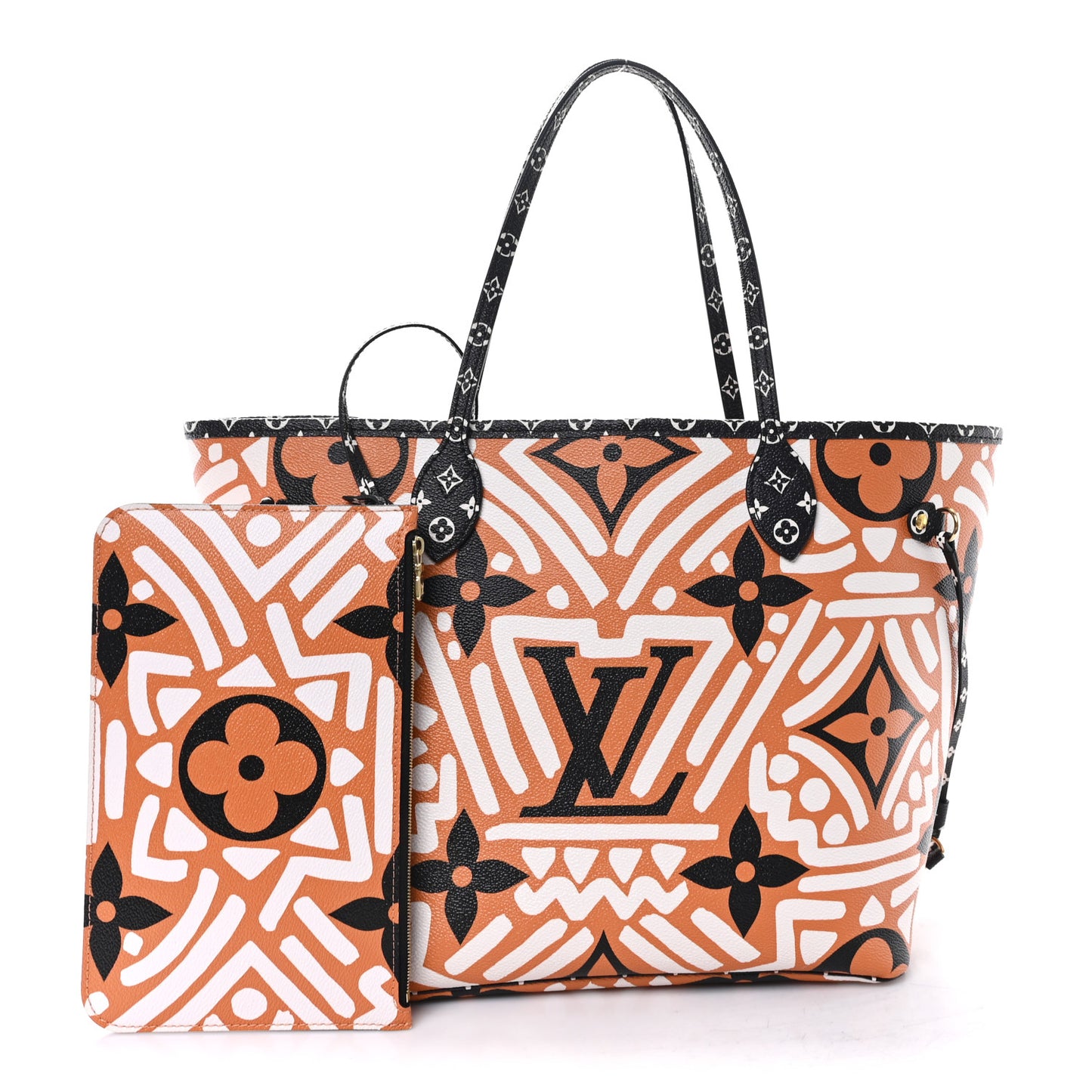 Monogram Giant Crafty Neverfull MM Creme Caramel Creme Caramel