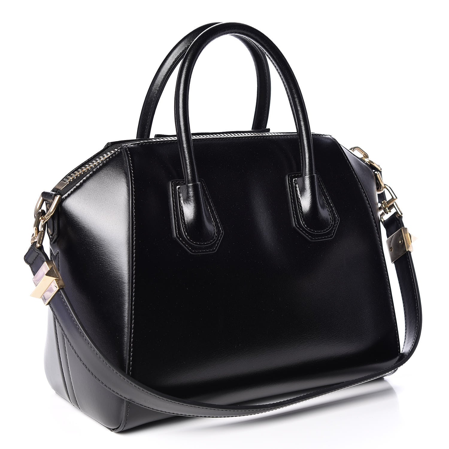 Givenchy Shiny Lord Calfskin Small Antigona Black 2 of 11