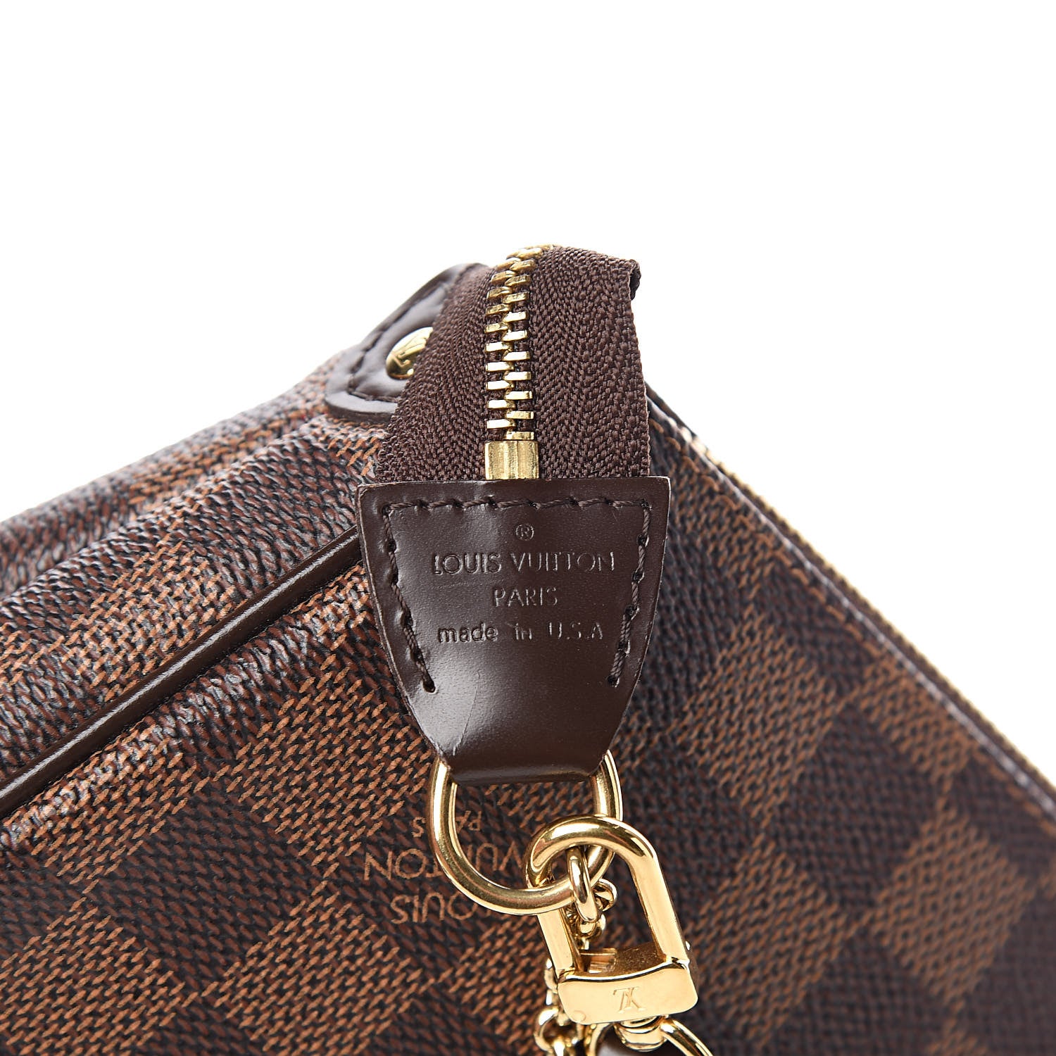 Louis Vuitton Damier Ebene Eva Clutch 6 of 12