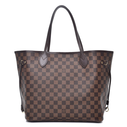 Louis Vuitton Damier Ebene Neo Neverfull MM Rose Ballerine 1 of 8