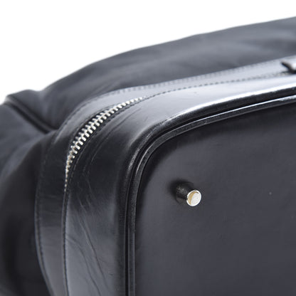 Prada Tessuto Nylon Soft Calf Zip Around Satchel Black 9 of 22