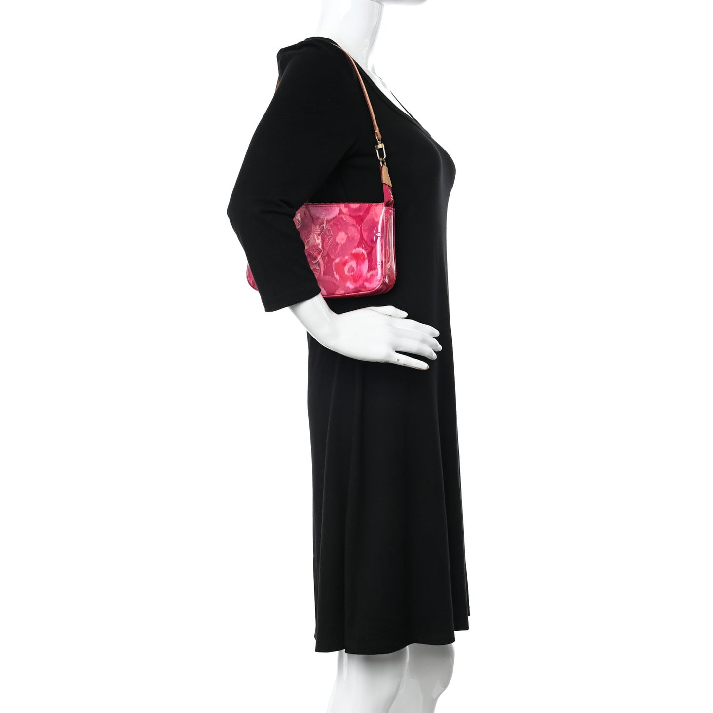 Vernis Ikat Pochette Accessories NM Rose Indien