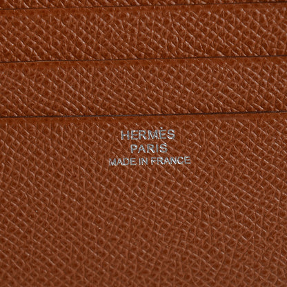 Hermes Epsom Citizen Twill Wallet Gold 7 of 8