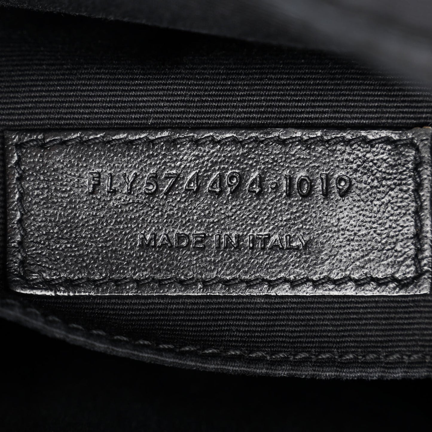Calfskin Matelasse Monogram Lou Camera Bag Black