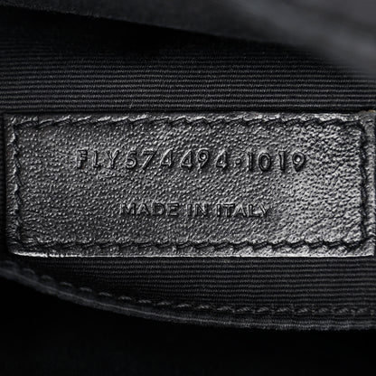 Saint Laurent Calfskin Matelasse Monogram Lou Camera Bag Black 7 of 15