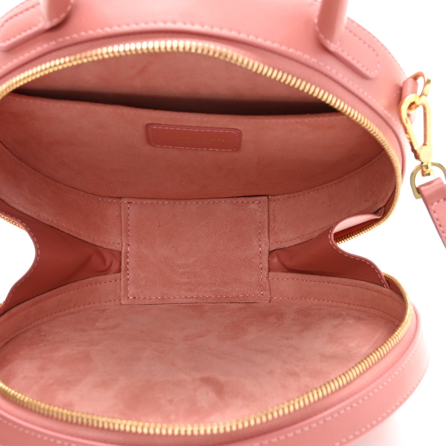 Calfskin Circle Crossbody Blush