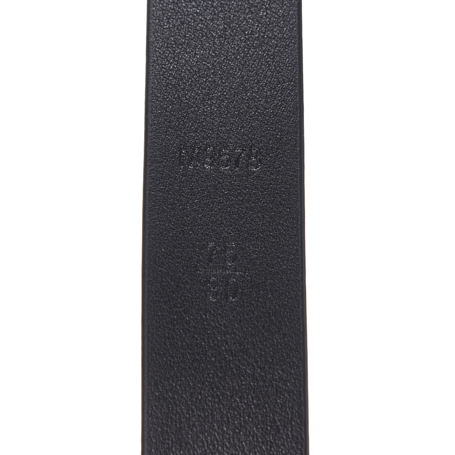 Louis Vuitton Calfskin Embossed 20MM LV Initiales Belt 75 30 Black 3 of 5