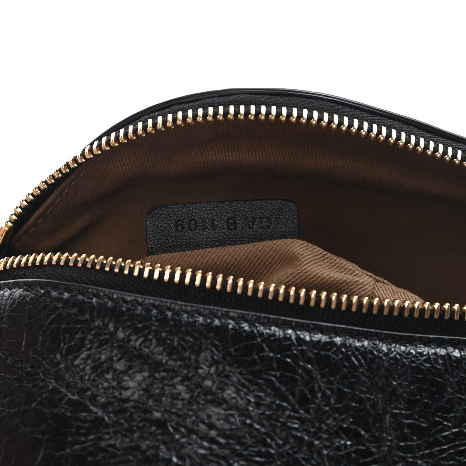 Givenchy Crackle Calfskin ID Belt Bag Black 7 of 12
