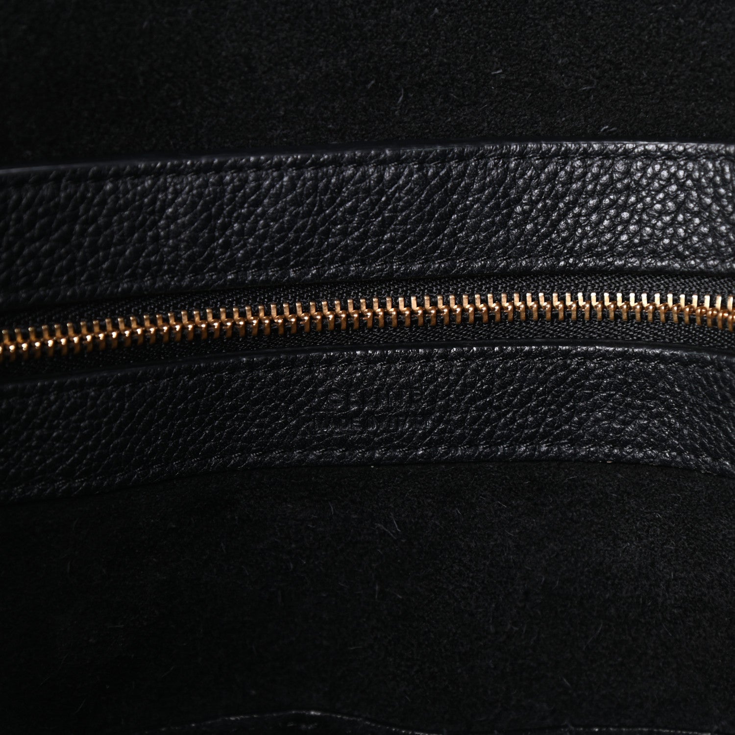 Celine Soft Grained Calfskin Small Belt Cabas Phantom Black 6 of 9